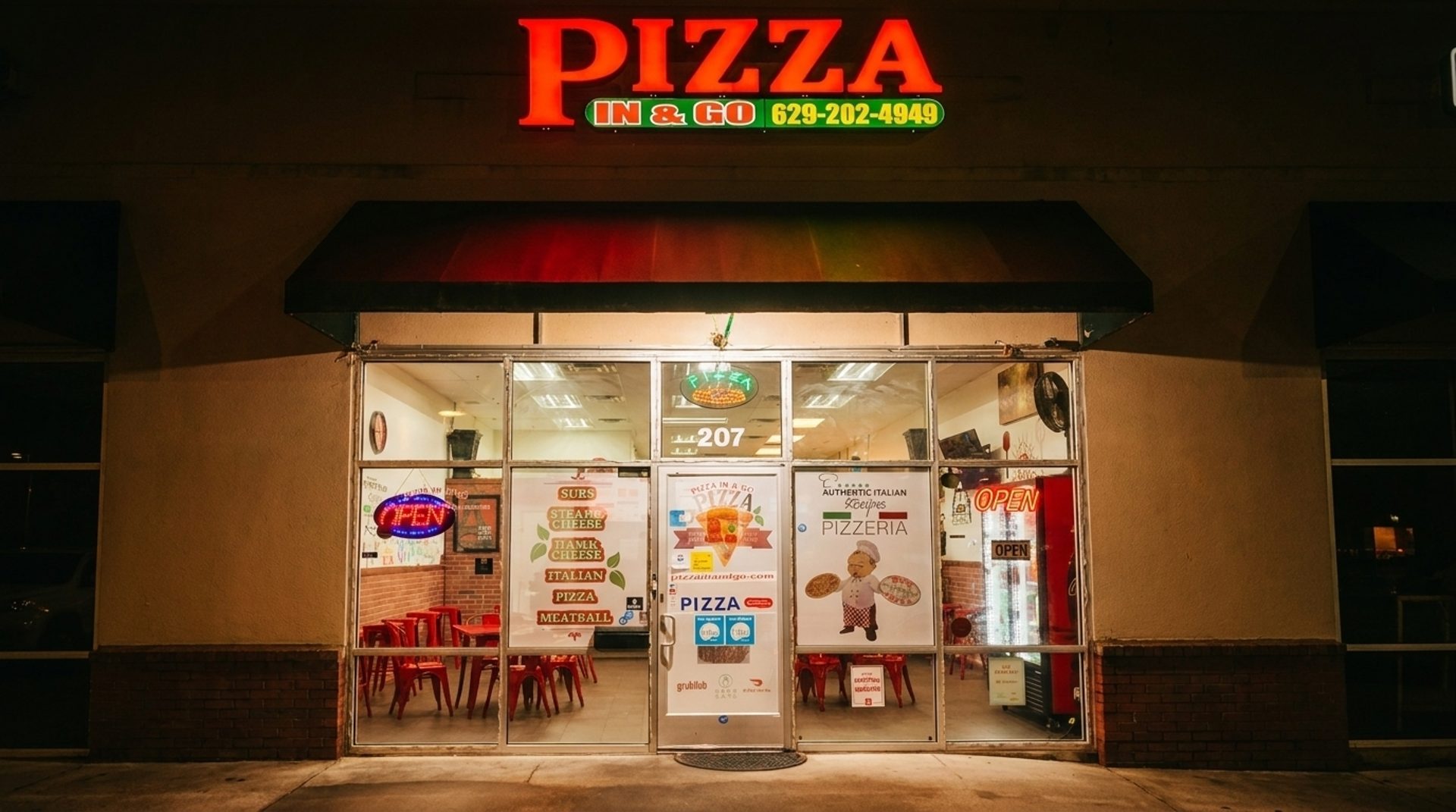 Dine In, Pick Up, or Delivery