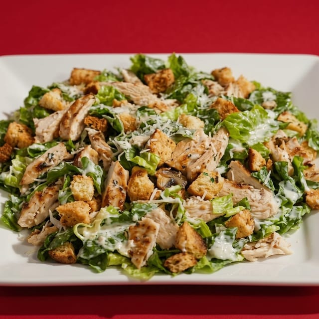 Chicken Caesar Salad.