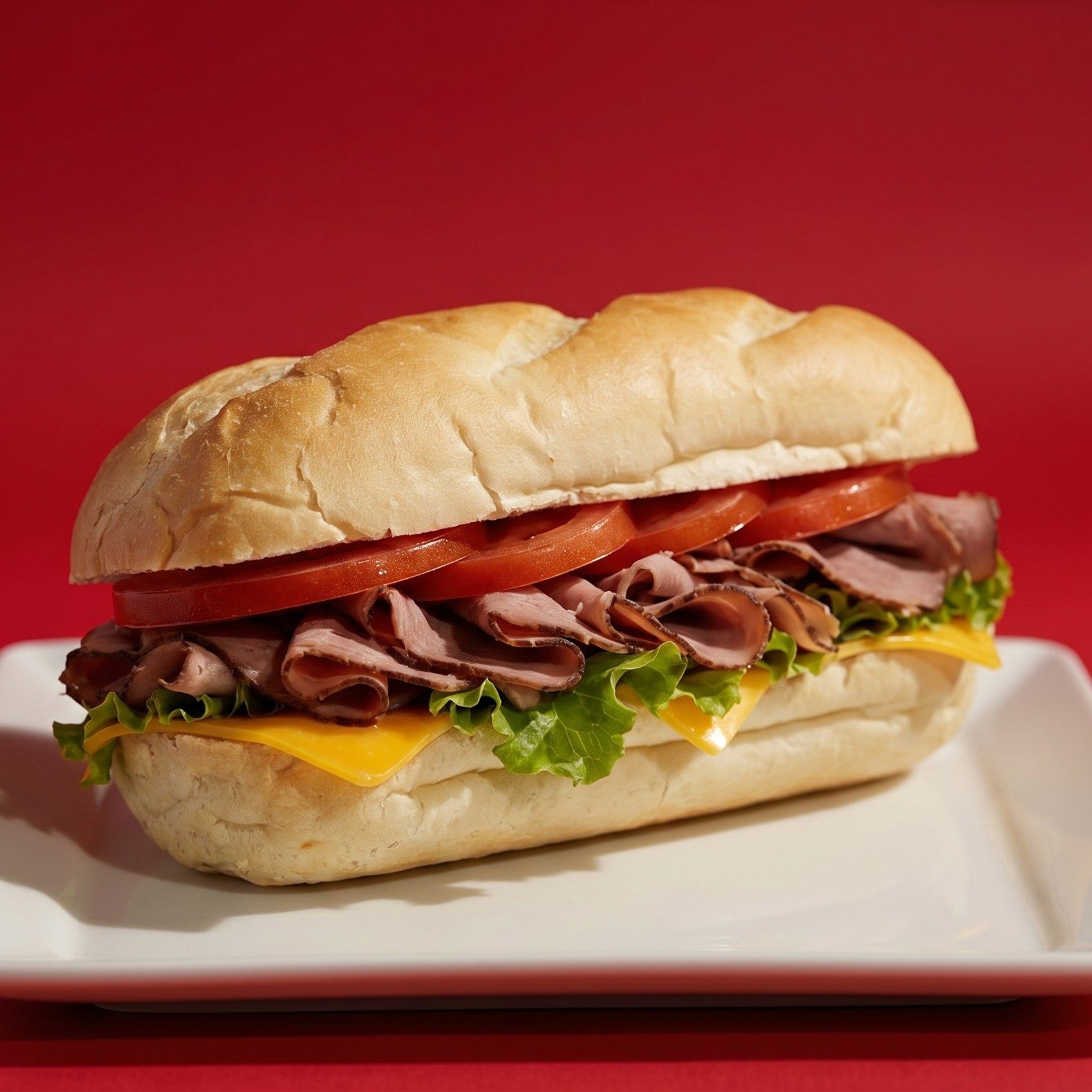 Ham & Cheese Sub.