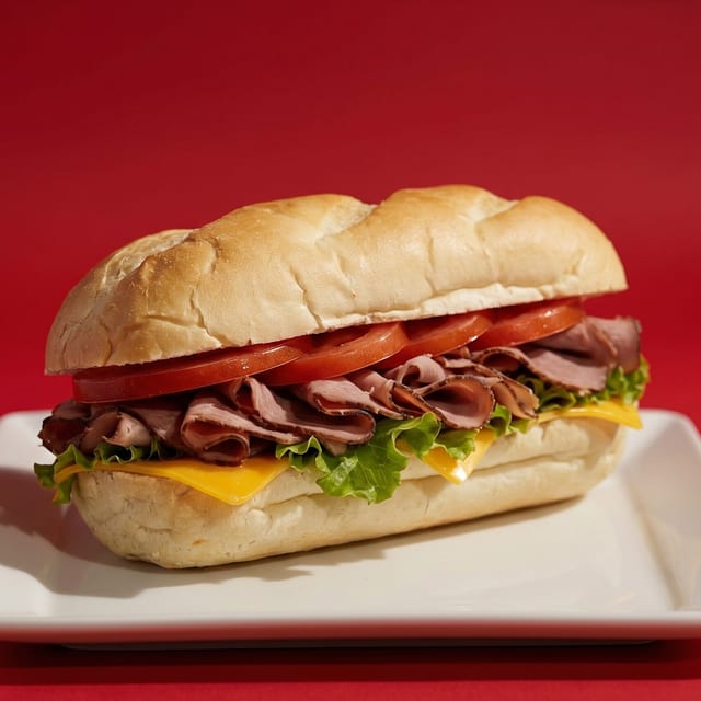 Ham & Cheese Sub.