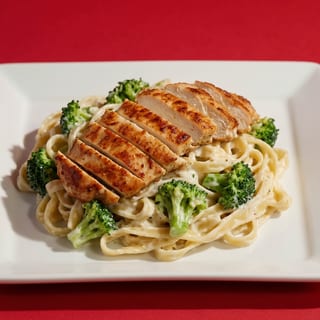 Chicken With Broccoli Alfredo