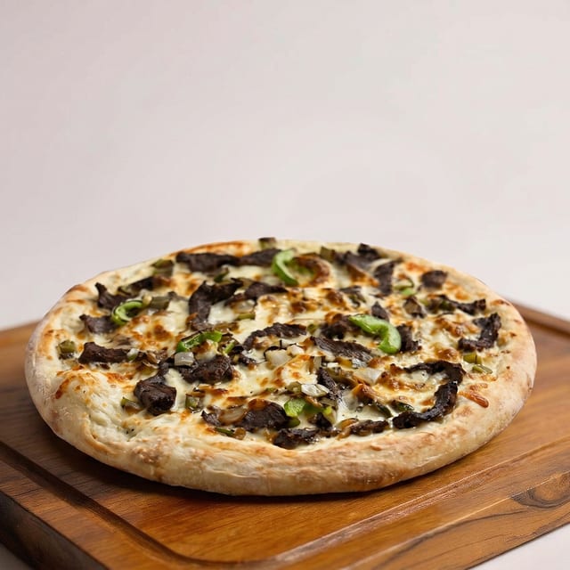 Philly Steak Pizza.