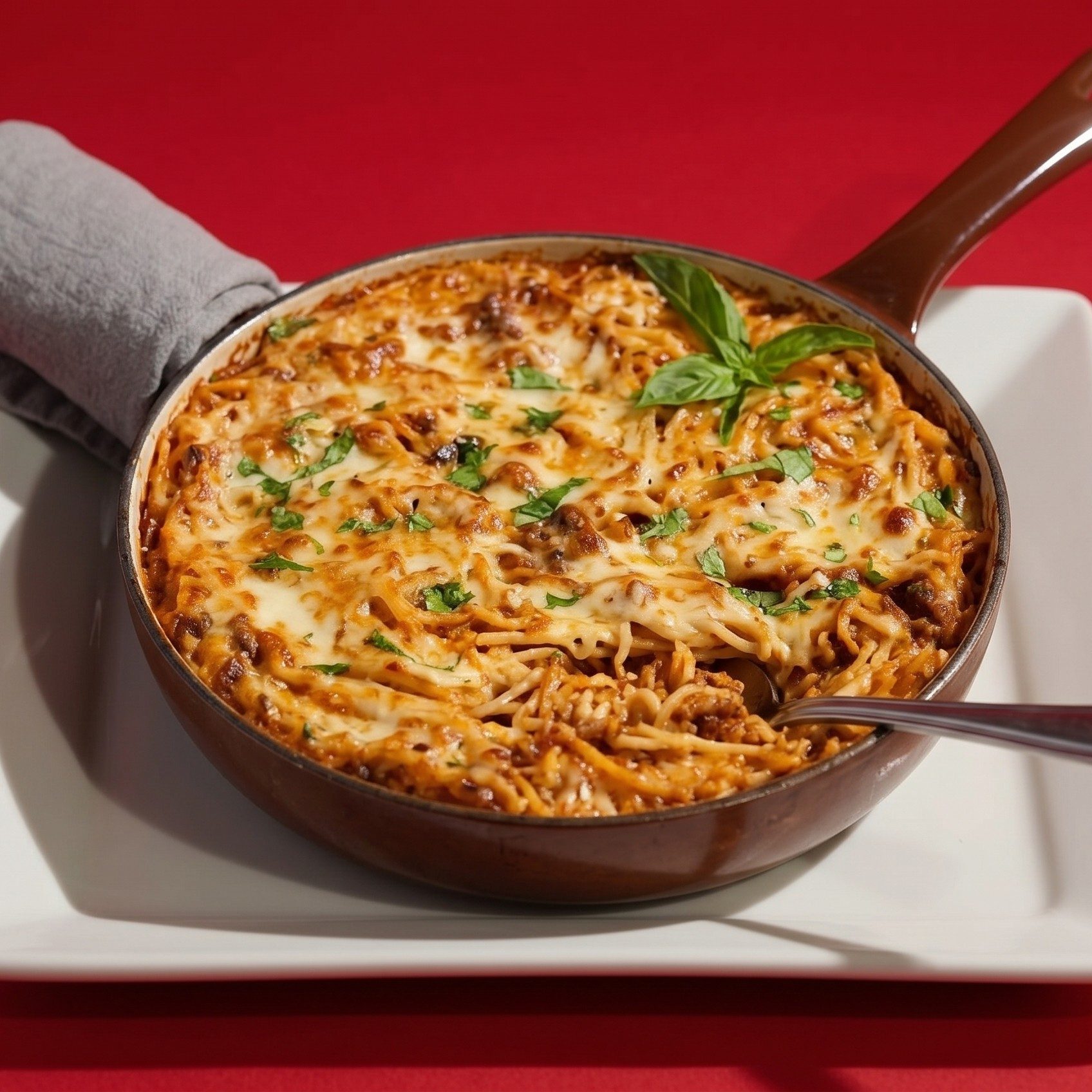 Baked Spaghetti.