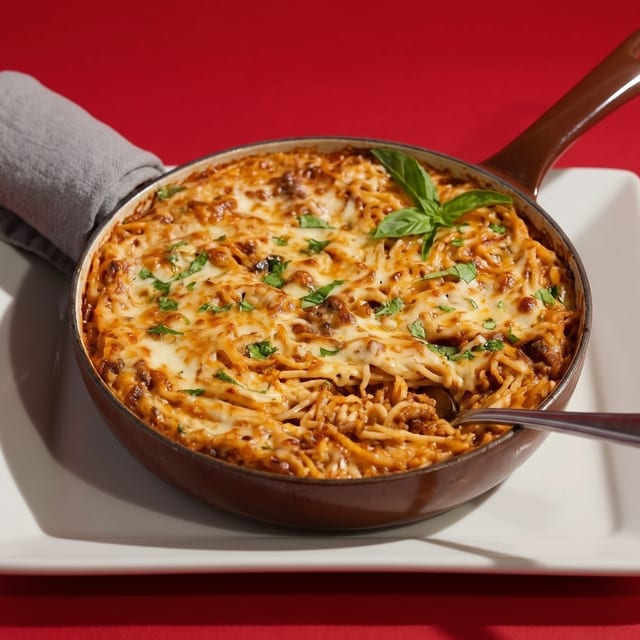 Baked Spaghetti.