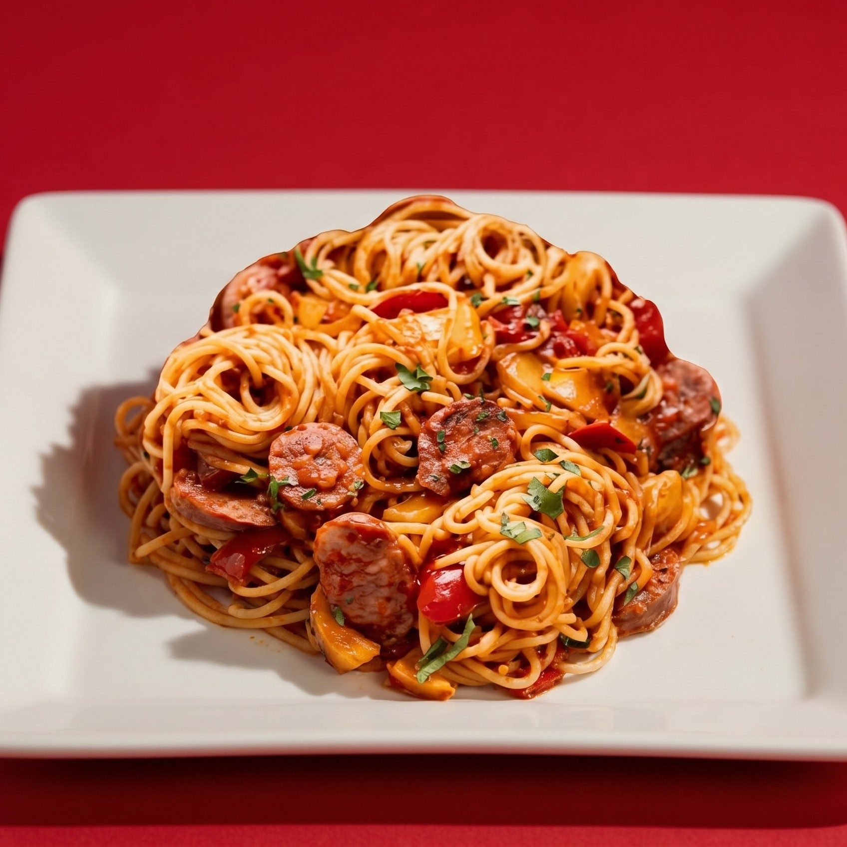 Spaghetti With Meat Sauce.
