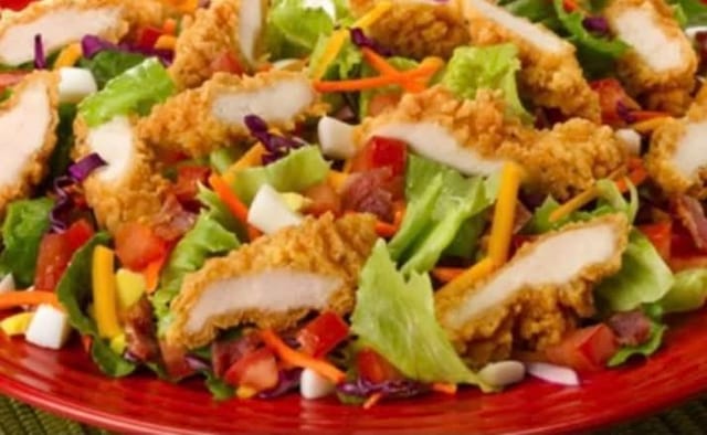 Chicken Tender Salad.