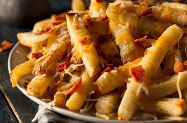 Chicken Bacon Cheese Fries.